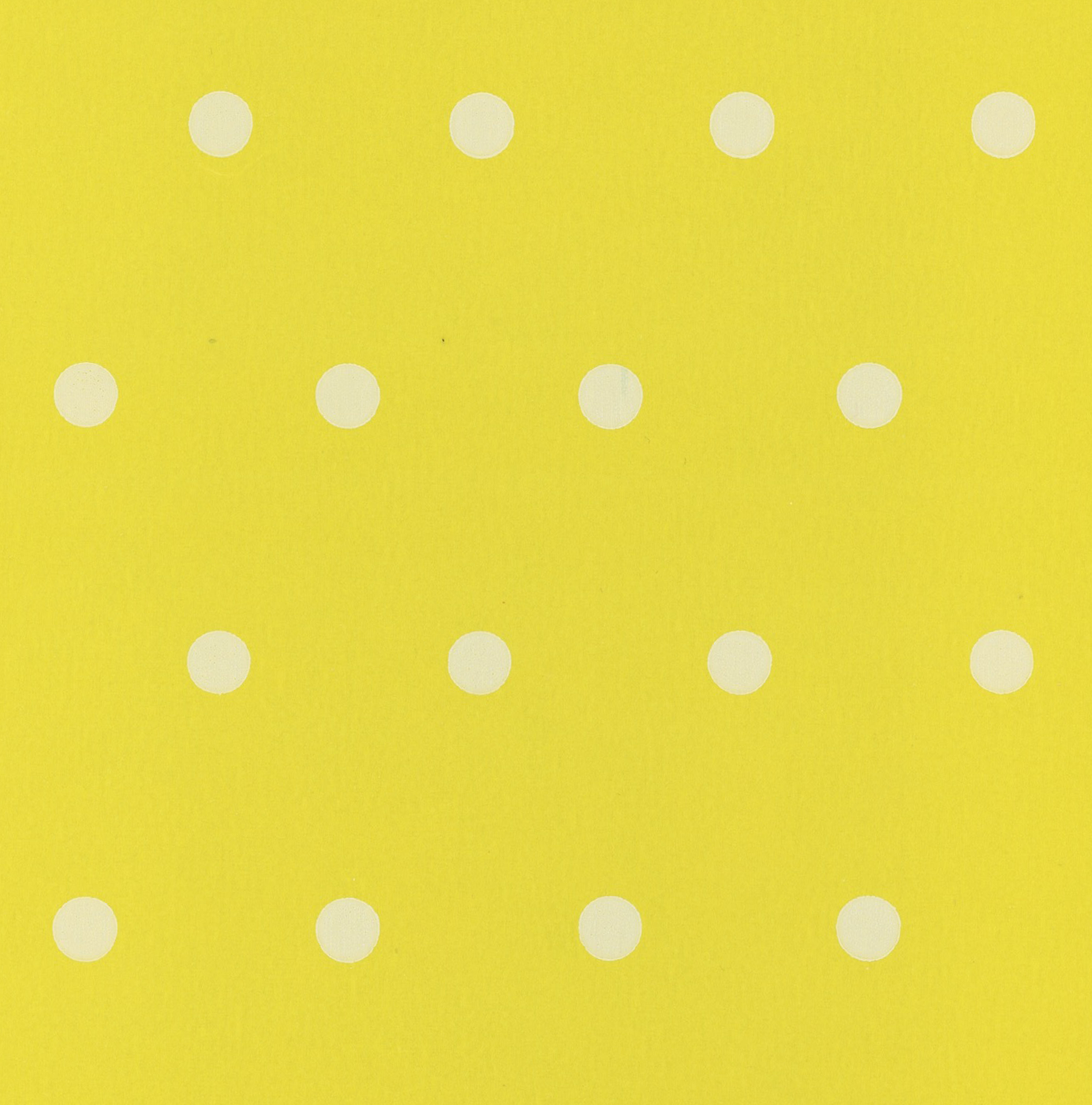 Yellow and White Polka Dot Vintage Paper